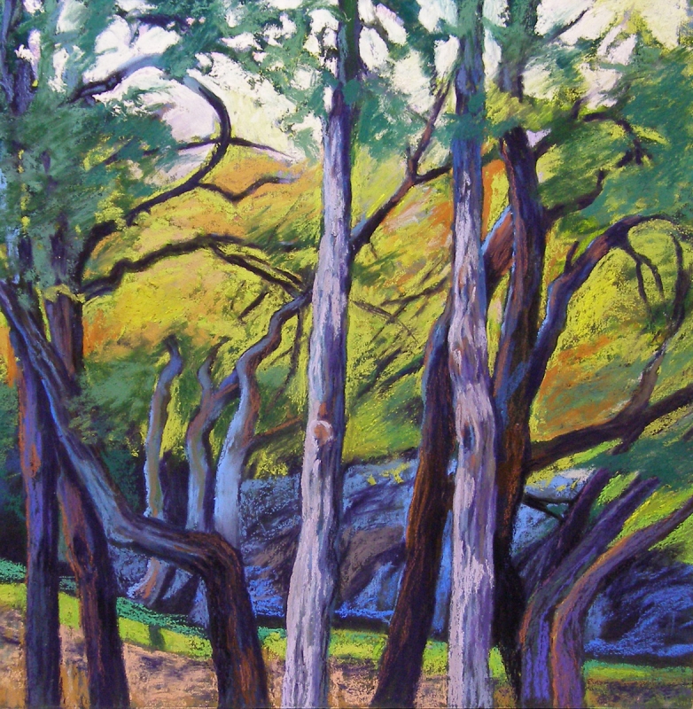 Trees in November by artist Nancy Lilly